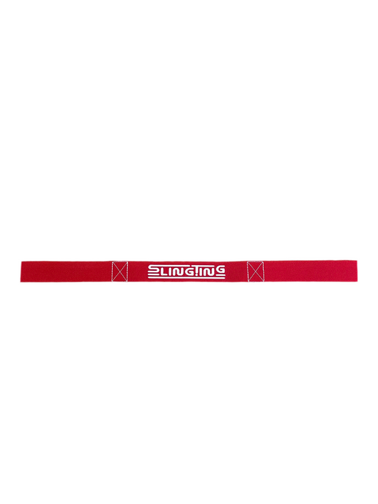 SLINGTING SKATEBOARD SLING - CHERRY RED w WHITE EMB
