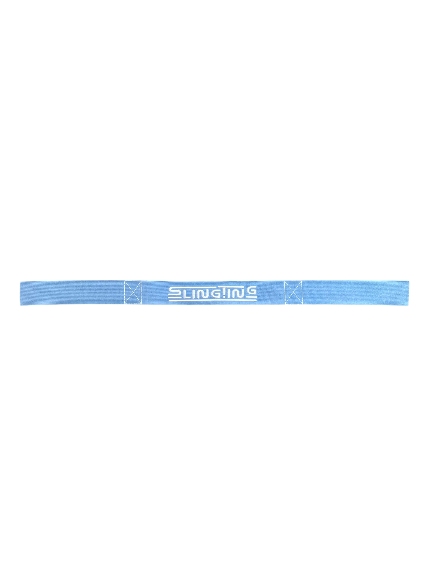 SLINGTING SKATEBOARD SLING - BABY BLUE w WHITE EMB