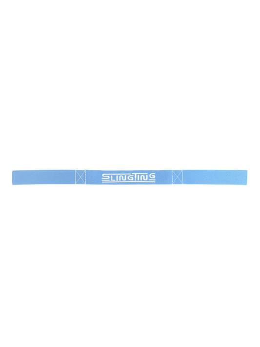 SLINGTING SKATEBOARD SLING - BABY BLUE w WHITE EMB