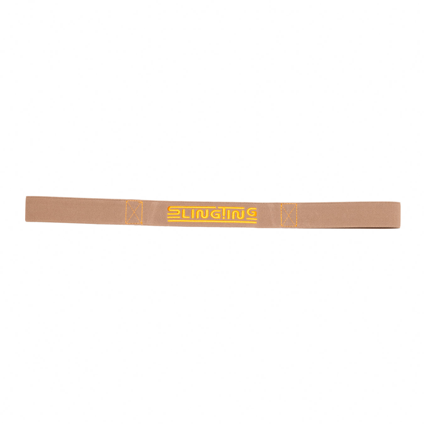 SLINGTING SKATEBOARD SLING - TAN (YELLOW EMBROIDERY)