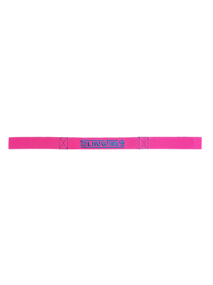 SLINGTING SKATEBOARD SLING - PINK w BLUE EMB