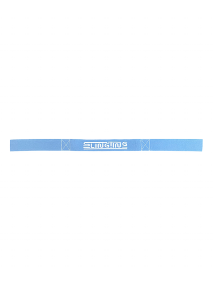 SLINGTING SKATEBOARD SLING - BABY BLUE w WHITE EMB