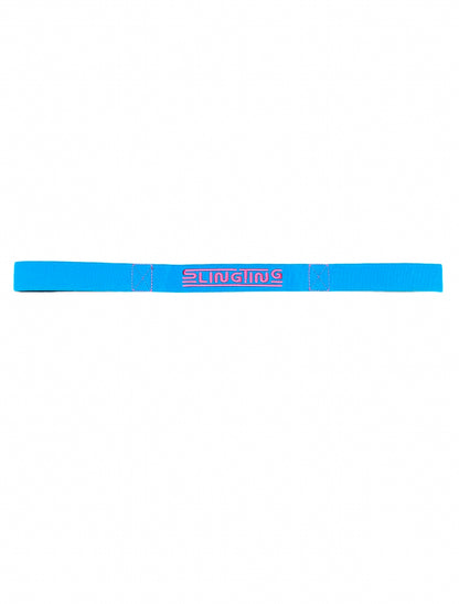 SLINGTING SKATEBOARD SLING - POWERADE BLUE w PINK EMB