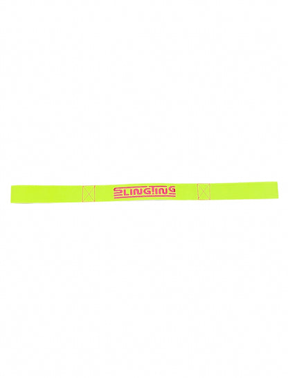 SLINGTING SKATEBOARD SLING - HIGH VIS YELLOW w PINK EMB