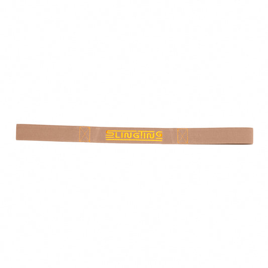 SLINGTING SKATEBOARD SLING - TAN (YELLOW EMBROIDERY)
